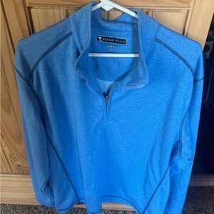 Pebble Beach Performance Light Blue  Pullover